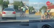 Szok, co zrobił kierowca. A to nie była zwykła rowerzystka