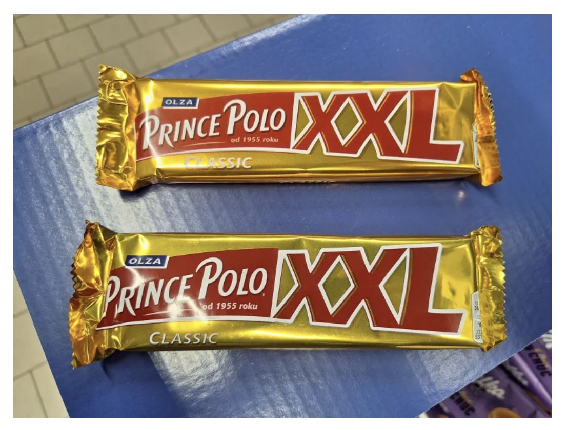 Prince Polo XXL z mniejszą gramaturą