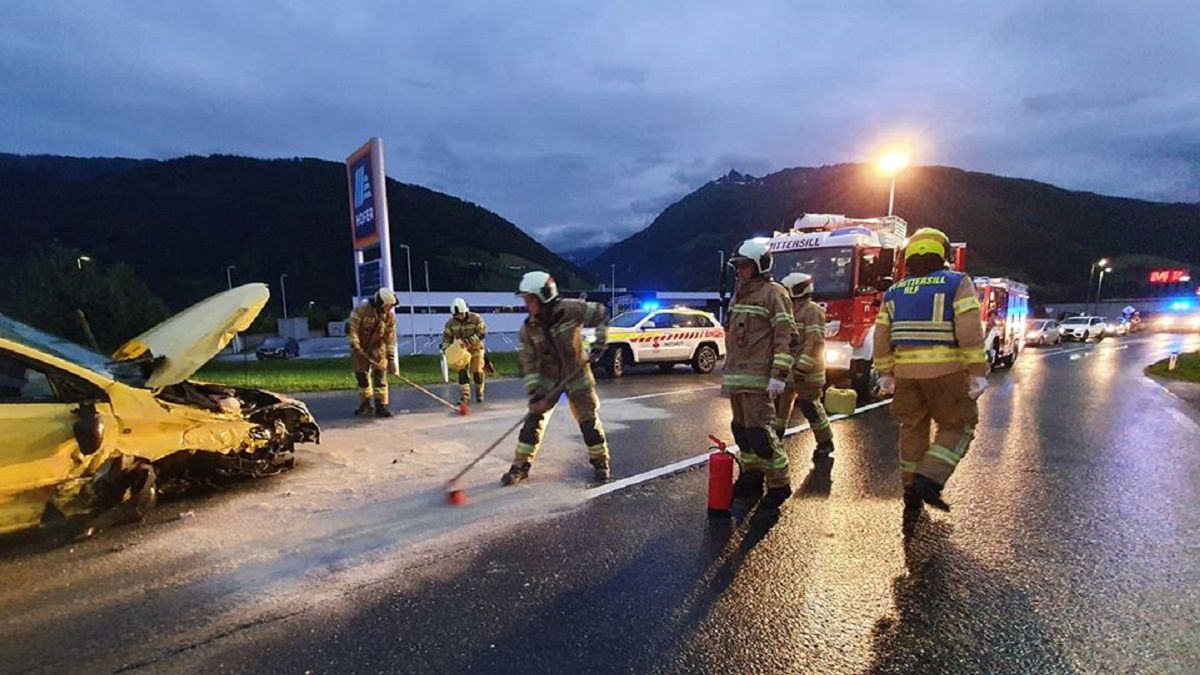 W wypadku w Austrii brało udział 4 Polaków. Wszyscy byli pijani. 