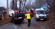 Dachowanie samochodu osobowego w gminie Bodzechów