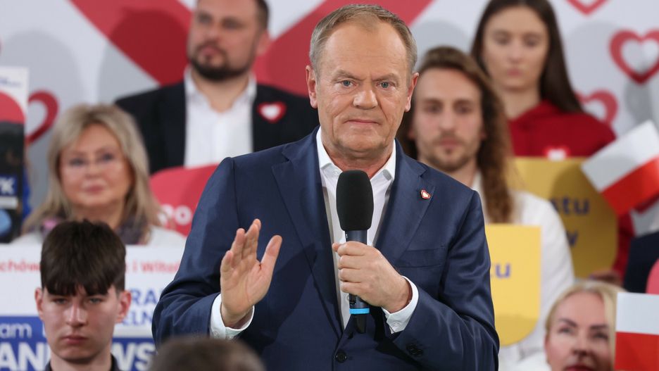 Konwencja wyborcza Koalicji Obywatelskiej
05.04.2024 Warszawa Konwencja wyborcza Koalicji Obywatelskiej z udzialem Premiera Donalda Tuska oraz Prezydenta m.st. Warszawy Rafala Trzaskowskiego fot. Jacek Dominski/REPORTER
N/z: Donald Tusk
Jacek Dominski/REPORTER
