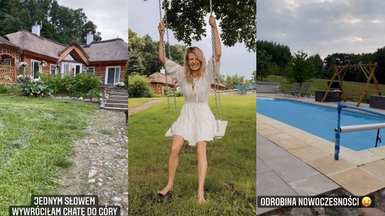 Edyta Pazura chwali się domem na Warmii
