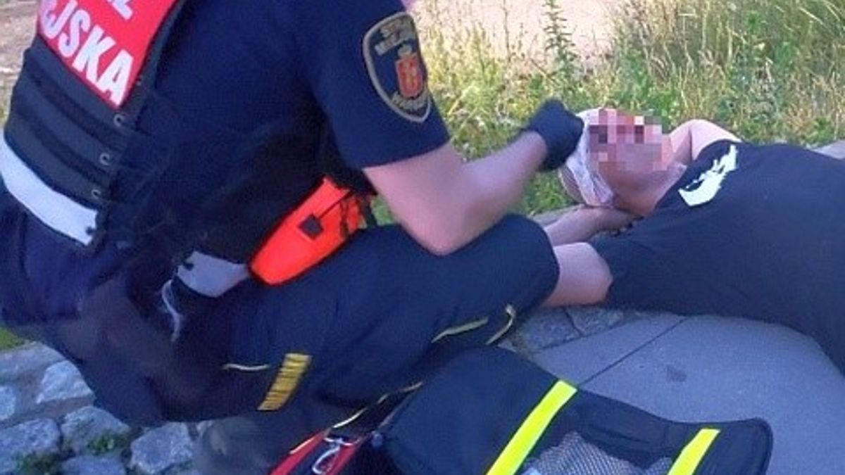 Szybka interwencja municypalnych pomogła złapać sprawców pobicia