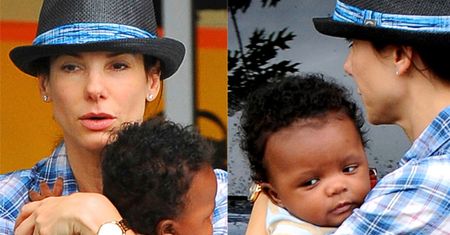 Sandra Bullock z adoptowanym synkiem! (ZDJĘCIA)