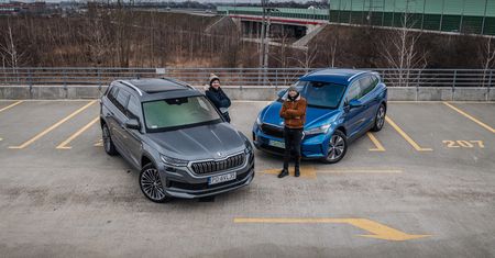 Test: Škoda Kodiaq 2.0 TDI vs. Škoda Enyaq iV80 - uprzedzenia na bok! Tu liczy się pragmatyzm