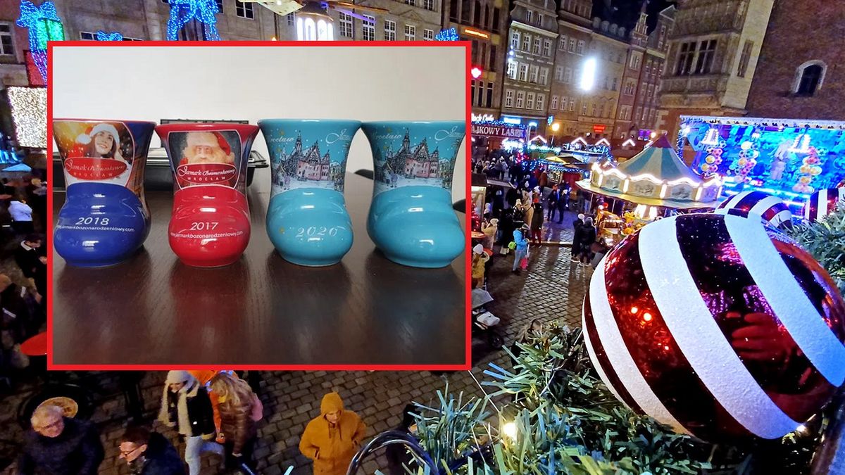 Kubki z jarmarku bożonarodzeniowego we Wrocławiu. Ceny przyprawiają o zawrót głowy!