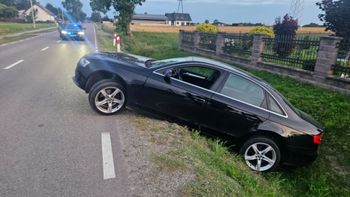 Był tak pijany, że nie trafił w zjazd. Audi kupił dzień wcześniej