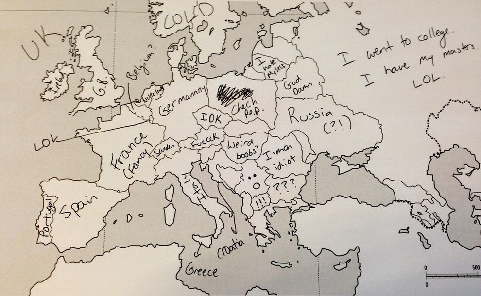 Gdzie leży Polska? Amerykanie wskazują kraje w Europie 6