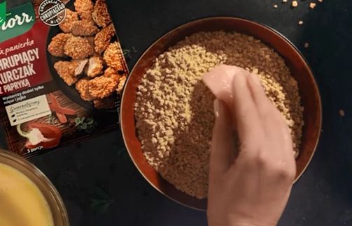 Knorr promuje serię Fix Chrupiący Kurczak