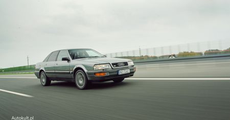 Test: Audi V8 z 1991 r. - idealne do szybkiego transportu. Pokazuje siłę quattro