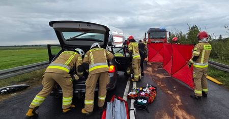 Śmiertelny wypadek na drodze Kaczory - Milcz