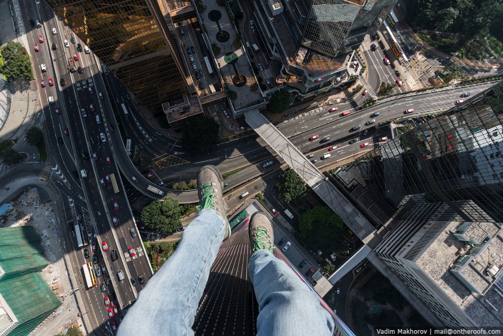 Rosjanie na dachach Hongkongu. Lęk wysokości? Oni z pewnością go nie znają! 4
