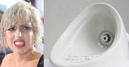 GaGa wystawiła obsikany kibel w galerii!