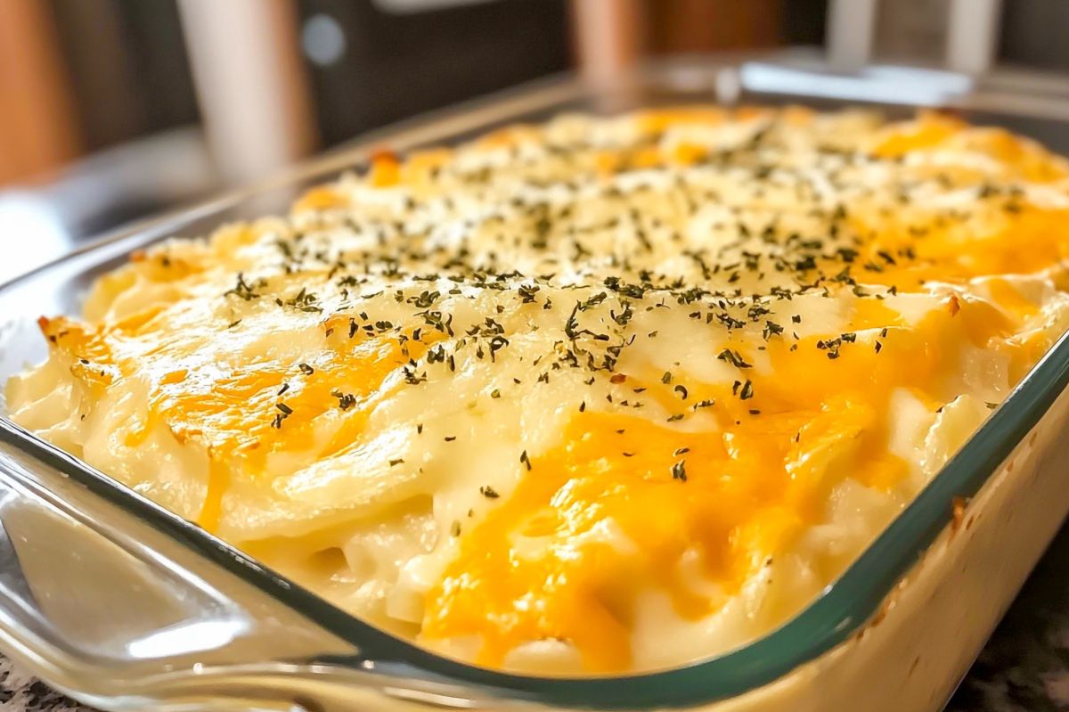 Ziemniaki zapiekam z kilkoma dodatkami. To proste danie, które urzeka smakiem i aromatem