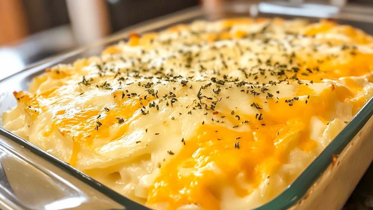 Zapiekanka ziemniaczana to sycące danie dla całej rodziny