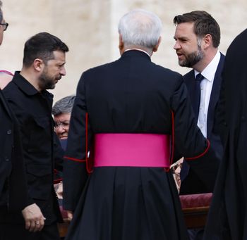 Ukraińskie media: Zełenski spotkał się z Vance'em