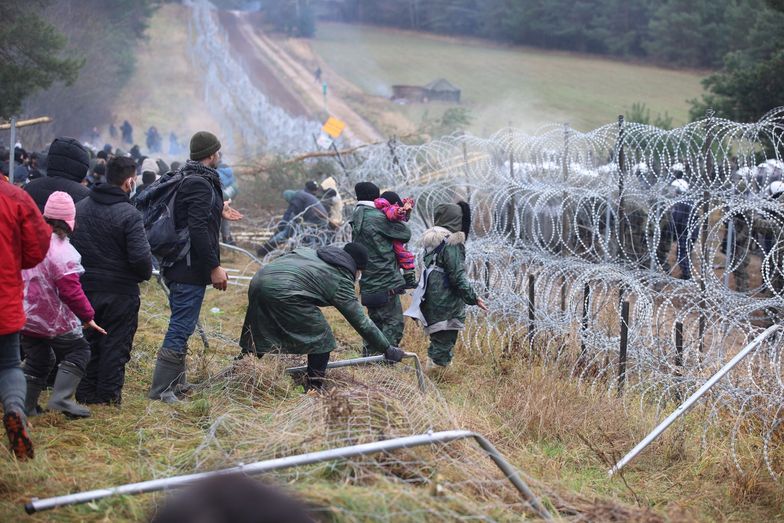 Sytuacja na granicy. Niepokojące nagranie z Białorusi