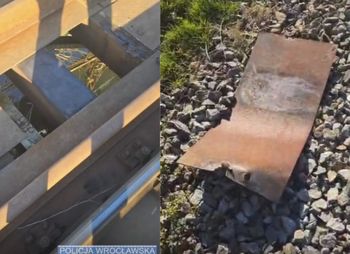 Mieli kraść na linii 285. Efekt: uszkodzony pociąg