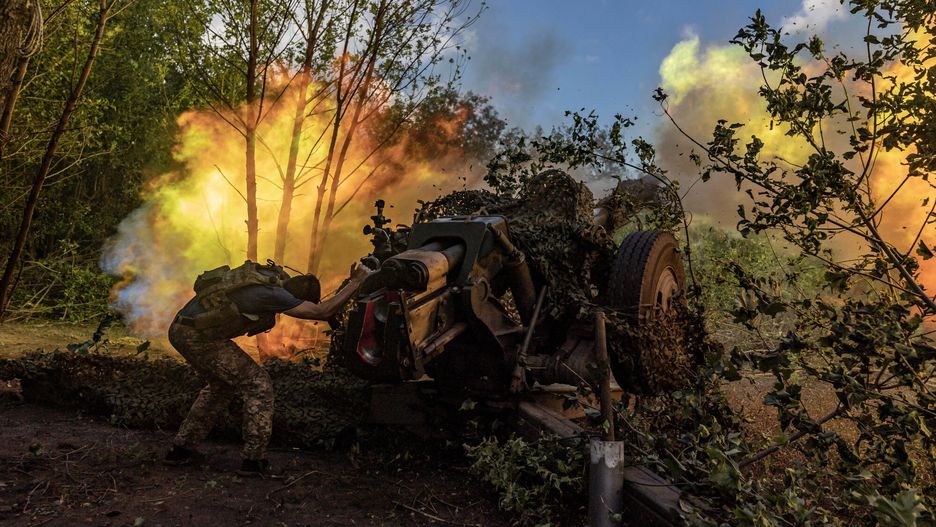 Ukraińska artyleria pod Bachmutem