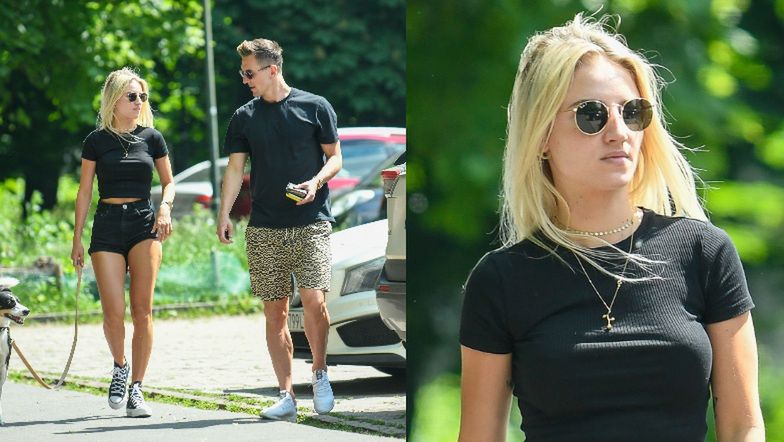 Arkadiusz Milik i Agata Sieramska