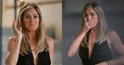 Jennifer Aniston prezentuje wachlarz min na planie zdjęciowym. Nagle wybuchła płaczem (ZDJĘCIA)