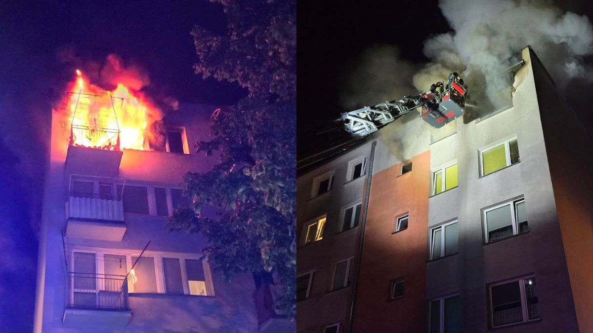 Pożar w Tarnobrzegu. Trzy osoby straciły dach nad głową