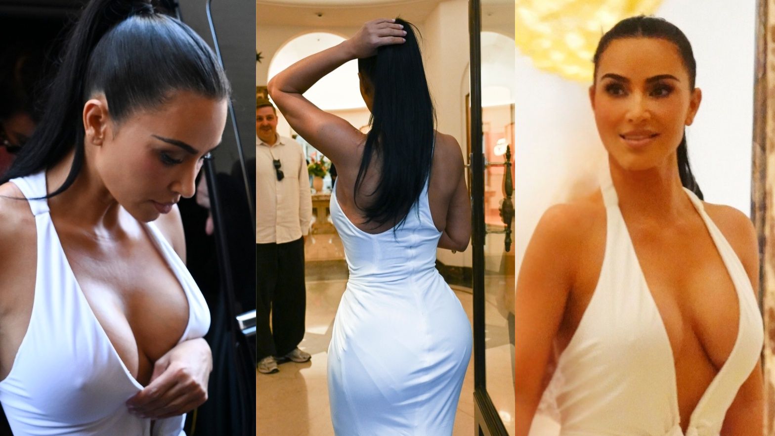Kim Kardashian obawia się o swój biust podczas wycieczki po sklepach