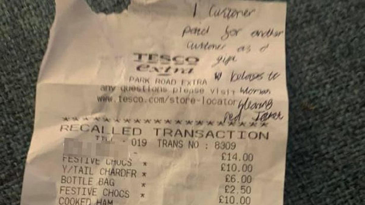 Świateczny prezent w sklepie