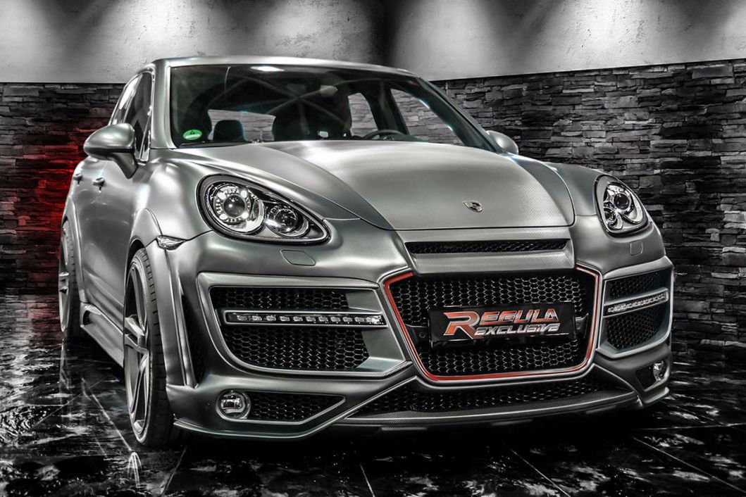 Agresywne Porsche Cayenne