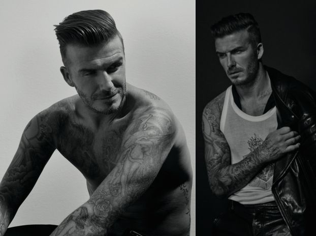 Beckham pokazuje tatuaże w najnowszej sesji!
