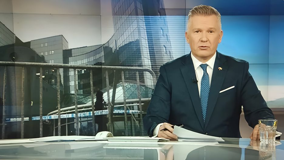 Grzegorz Kajdanowicz jest gospodarzem "Faktów" TVN