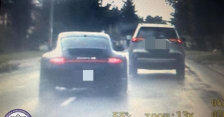 2000 zł mandatu i 23 punkty karne. Kierowca porsche przesadził
