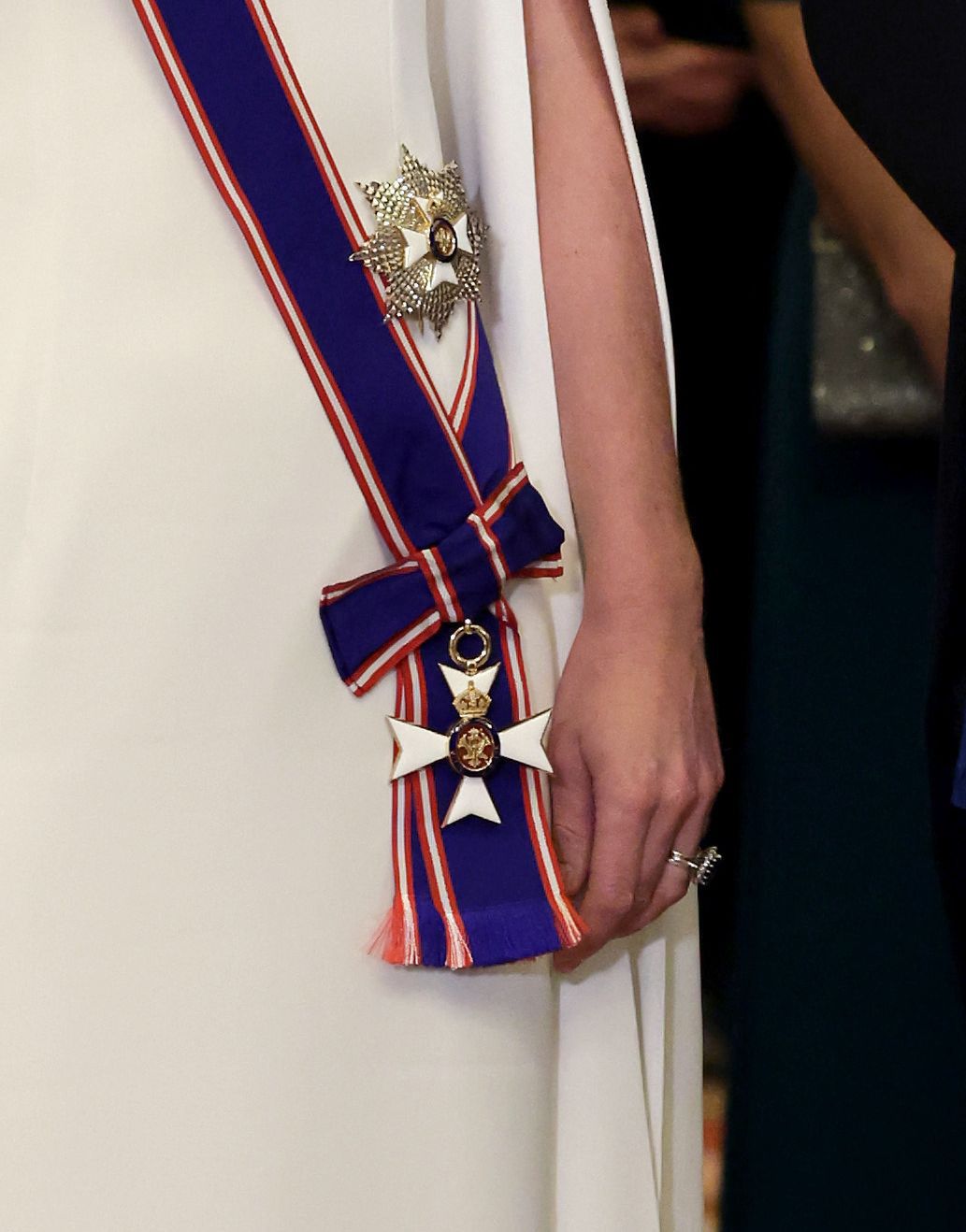 Kate podczas bankietu w pałacu Buckingham