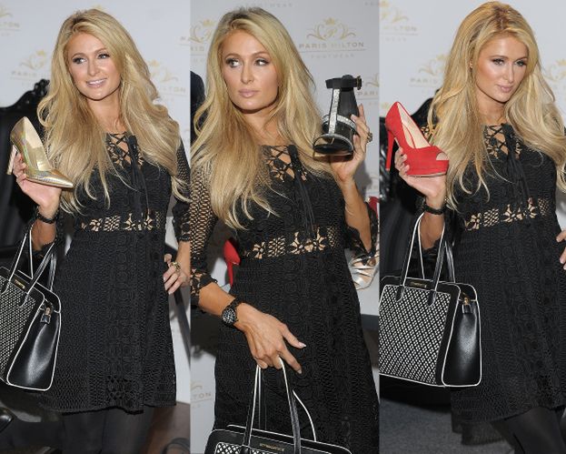 Paris Hilton pozuje z butami (ZDJĘCIA)