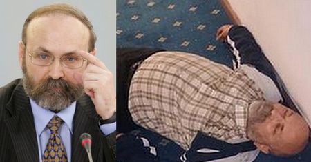 Senator PiS tłumaczy się ze zdjęcia na podłodze: "NIE BYŁEM PIJANY! Mam cukrzycę!"