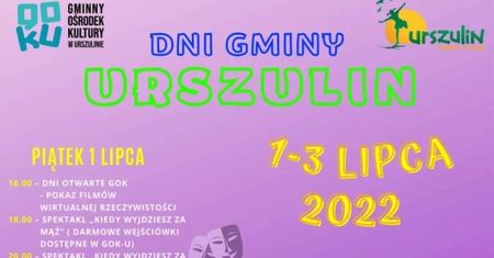 Dni Gminy Urszulin 2022 – PROGRAM. Gwiazdą imprezy zespół Exaited