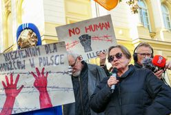 Protest przed kancelarią Tuska. Mocne słowa Agnieszki Holland