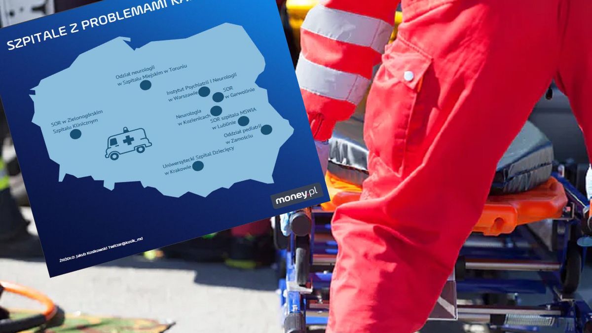 Zawieszone oddziały, sparaliżowane SOR-y. Problem polskiego systemu opieki zdrowotnej widoczny jest gołym okiem