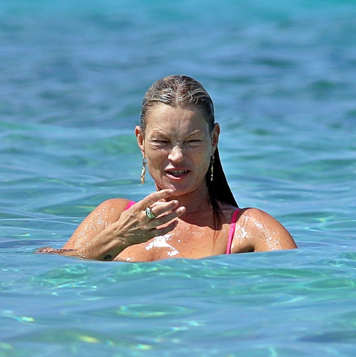 Kate Moss na wakacjach w Hiszpanii