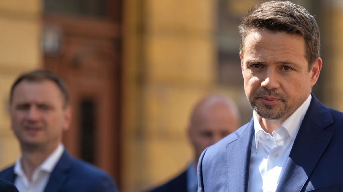 Rafał Trzaskowski nie wdawał się w dyskusję z "Amerykaninem". 