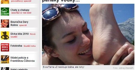Farna liże stopę kolegi (ZDJĘCIA!)