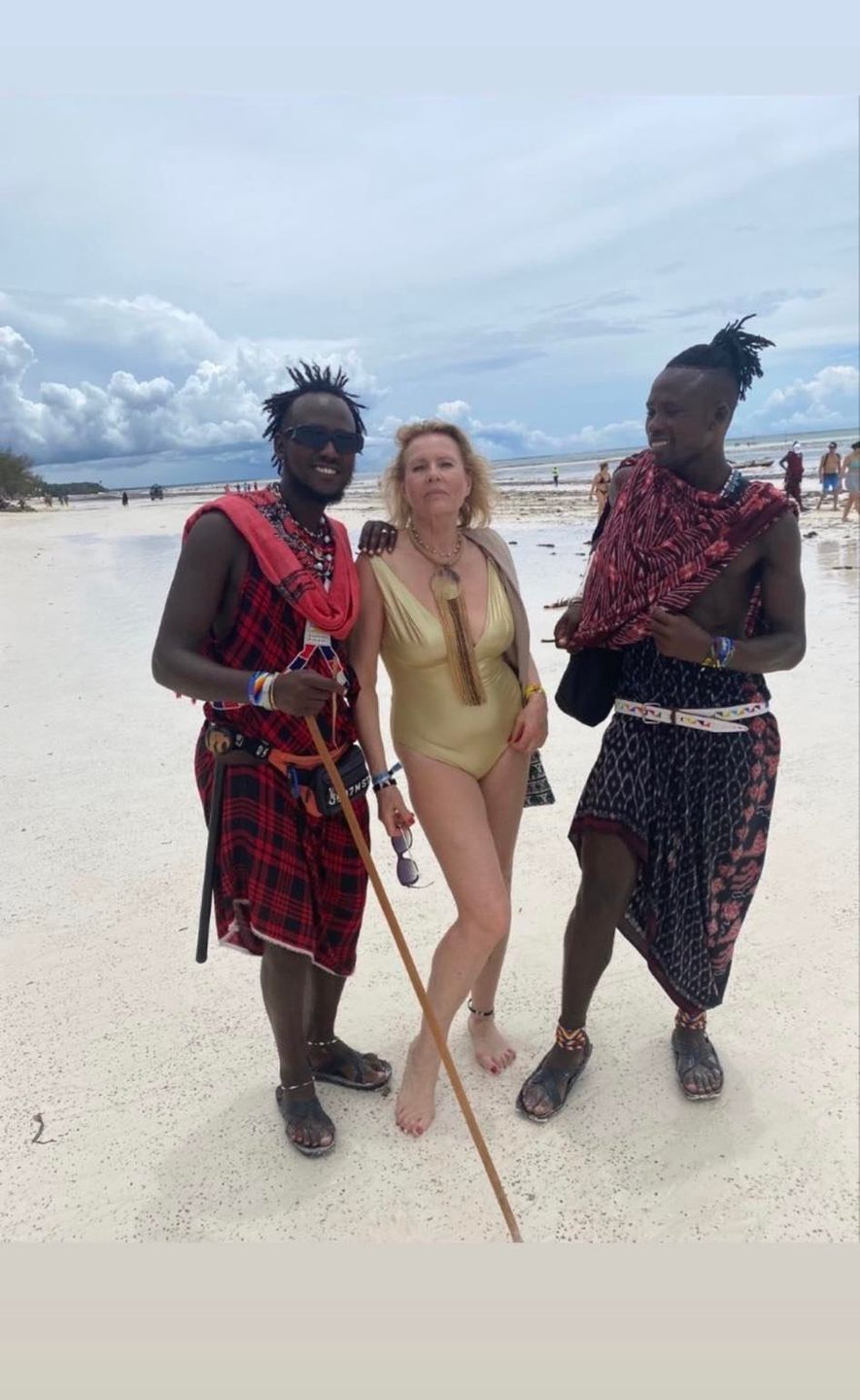 Grażyna Szapołowska na Zanzibarze