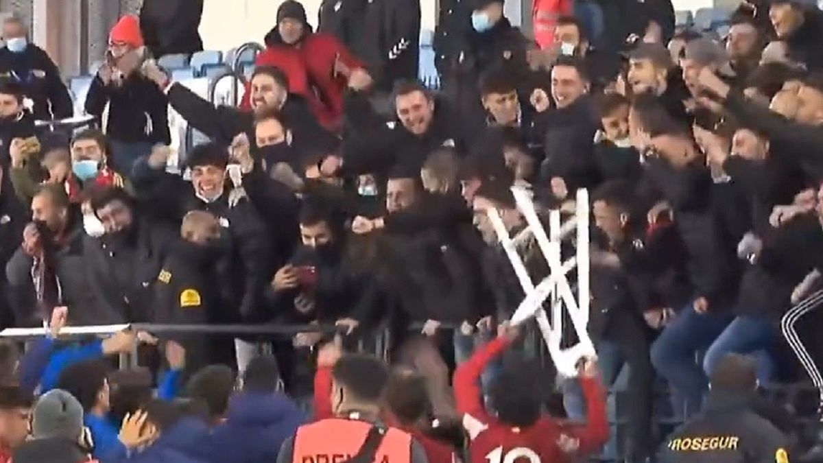 Radość piłkarzy i kibiców Atletico po meczu