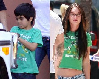 Megan Fox podkrada koszulki syna swojego męża! WTOPA?