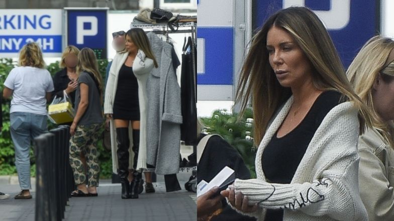 Małgorzata Rozenek na planie sesji zdjęciowej Mrs. Drama