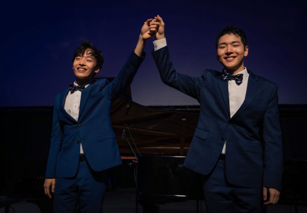 Hyuk Lee i Hyo Lee na 24. „Ogrodach Muzycznych” © Piotr Łabanow