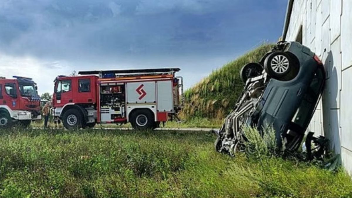 Śmiertelny wypadek pod Raciborami.