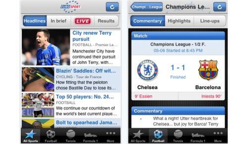 Aplikacja Eurosport pobrana na iPhone przez 2 mln użytkowników