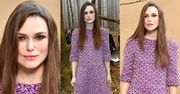 Keira Knightley pozuje w sztucznym lesie