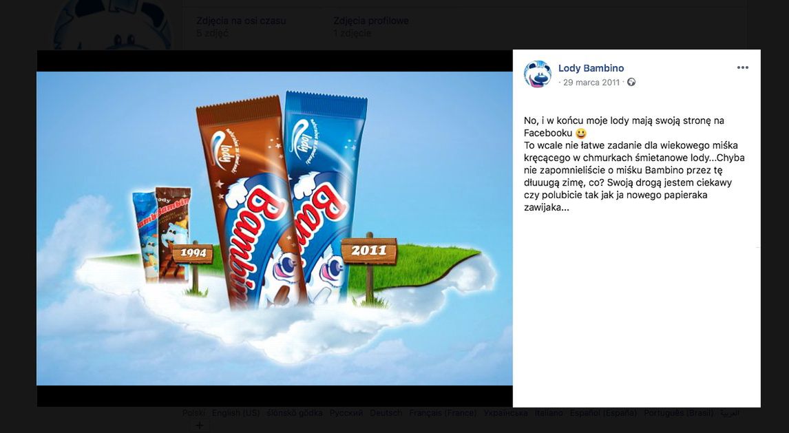 Lody bambino